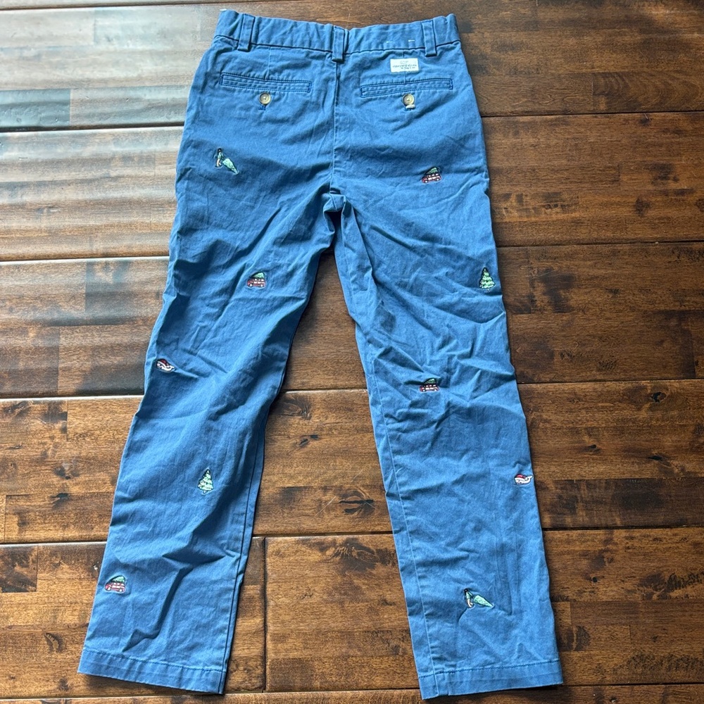 Vineyard Vines Blue Embroidered Chinos - Picture 4 of 4